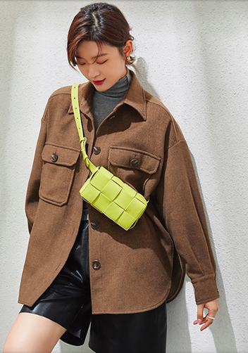 Mia Mini Leather Belt Shoulder Bag Kiwis
