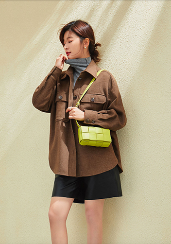 Mia Mini Leather Belt Shoulder Bag Kiwis