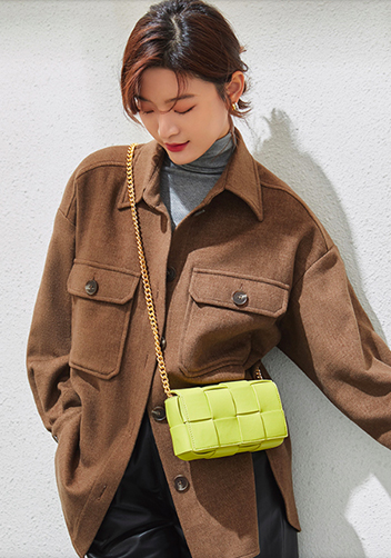Mia Mini Leather Belt Shoulder Bag Kiwis