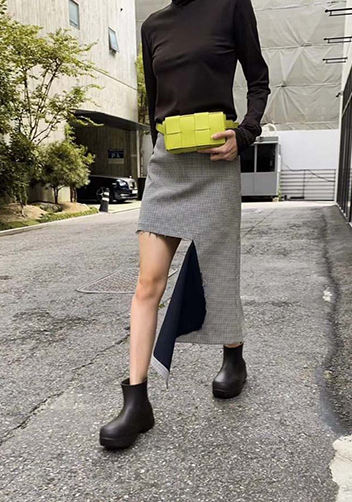 Mia Mini Leather Belt Shoulder Bag Kiwis