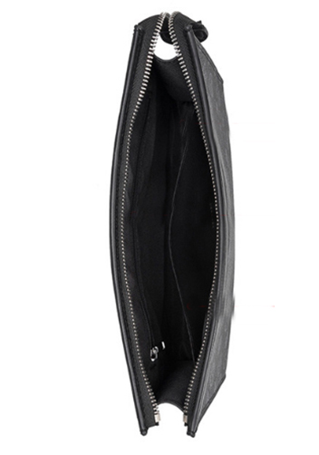 Louisa Flower Vegan Envelope Bag Black
