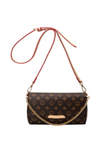 Louisa Flower Vegan Leather Shoulder Bag Brown
