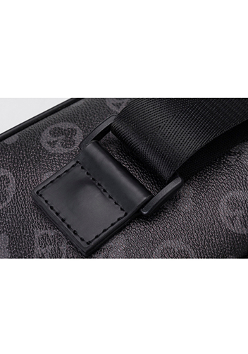 Louisa Flower Vegan Sling Bag Black