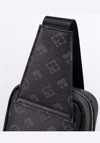 Louisa Flower Vegan Sling Bag Black