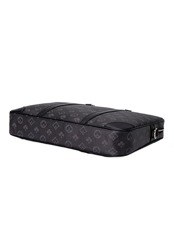Louisa Poker Vegan Laptop Briefcase Black