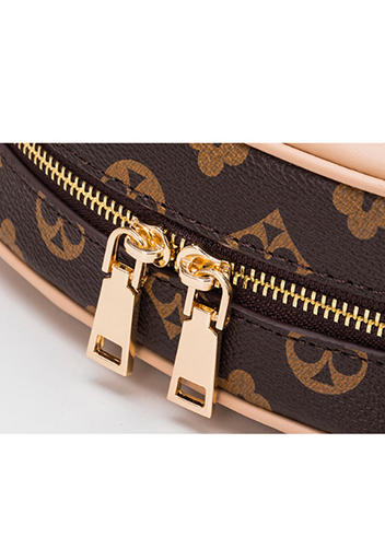 Louisa Poker Vegan Leather Shoulder Bag Beige