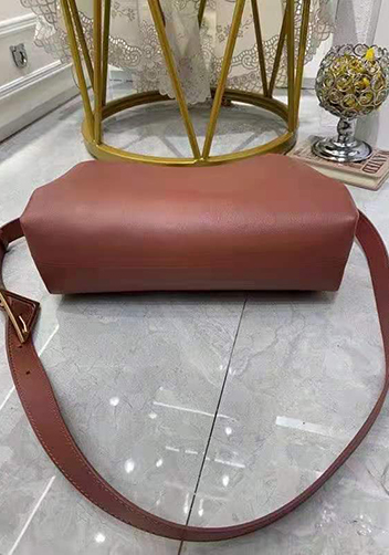 Mia Soft Leather Shoulder Bag Rust