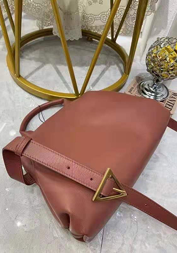Mia Soft Leather Shoulder Bag Rust
