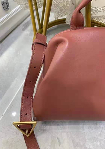 Mia Soft Leather Shoulder Bag Rust