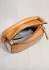 Adrienne Geometry Leather Shoulder Bag Gold Hardware Multicolor