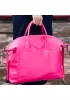 Christi Soft Leather Large Bag Hot Pink