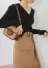Alicia Leather Shoulder Bag Suede