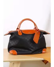 Rachele Nylon Medium Bag GD Black