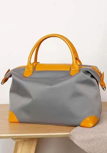 Rachele Nylon Medium Bag Grey