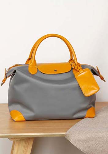 Rachele Nylon Medium Bag Grey
