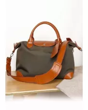 Rachele Nylon Medium Bag Khaki