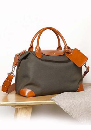 Rachele Nylon Medium Bag Khaki