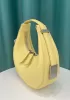 Gloria Full Moon Leather Bag Yellow
