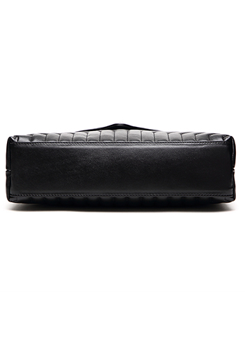 Yvonne Large Shoulder Bag Lambskin Black
