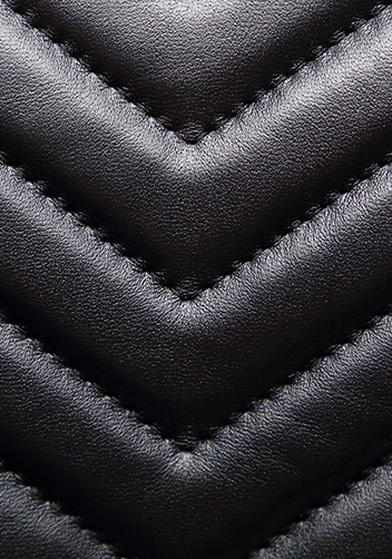 Yvonne Large Shoulder Bag Lambskin Black