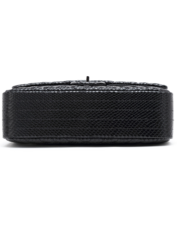 Adele Medium Flap Bag V Shape Black