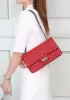 Adele Medium Flap Bag V Shape Red