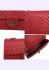 Adele Small Flap Bag V Shape Red