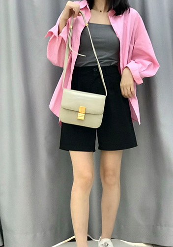Martha Small Lizard Leather Beige
