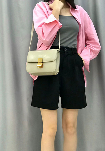Martha Small Lizard Leather Beige