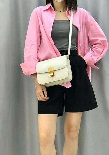 Martha Small Lizard Leather Beige