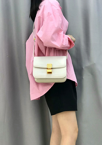 Martha Small Lizard Leather Beige
