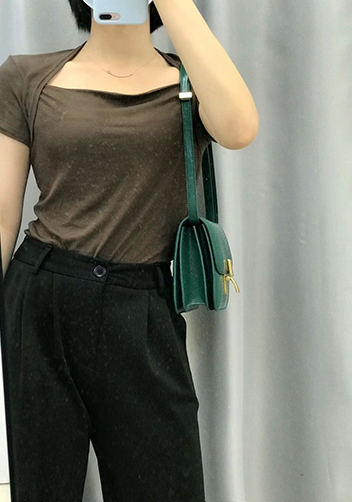 Martha Small Lizard Leather Green