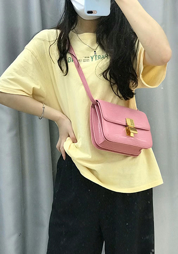 Martha Small Lizard Leather Pink
