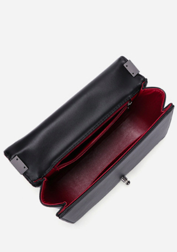 Ingrid Vegan Leather Stone Medium Chain Bag Multicolor