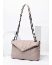 Yvonne Small Envelope Shoulder Bag Lambskin Pink