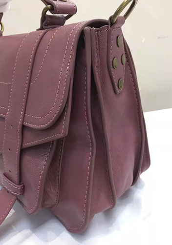 The Cartable Leather Bag Burgundy
