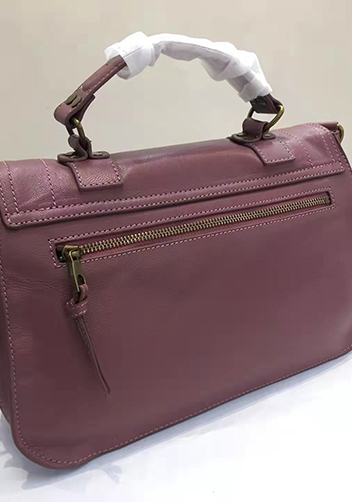 The Cartable Leather Bag Burgundy