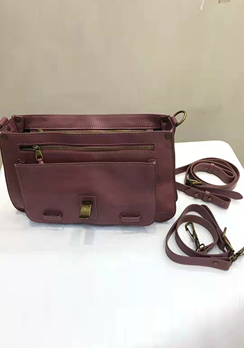 The Cartable Leather Bag Burgundy