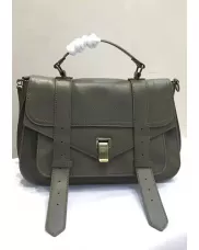 The Cartable Leather Bag Olive