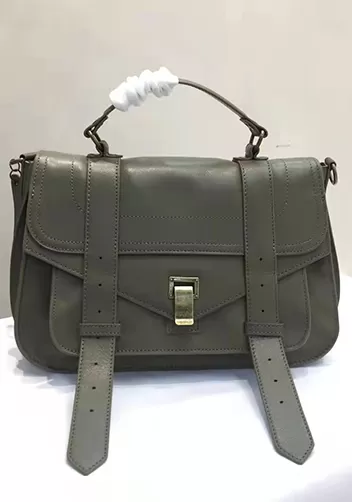 The Cartable Leather Bag Olive