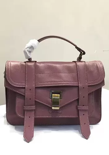 The Cartable Leather Small Bag Burgundy
