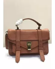 The Cartable Leather Small Bag Camel