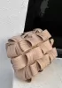 Mia Fringed Leather Shoulder Bag Beige
