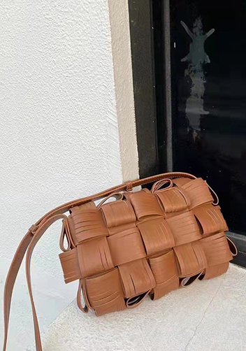 Mia Fringed Leather Shoulder Bag Camel