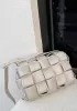 Mia Fringed Leather Shoulder Bag Cream