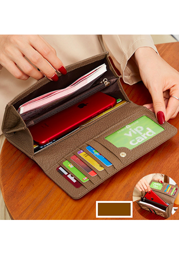 Heart Logo Monogram Continental Wallet White