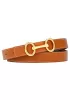 Horsebit Reversible Leather Belt Brown/Black
