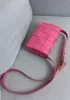 Mia Square Patent Leather Shoulder Bag Barbie