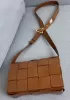Mia Square Patent Leather Shoulder Bag Camel