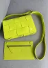 Mia Square Patent Leather Shoulder Bag Kiwi